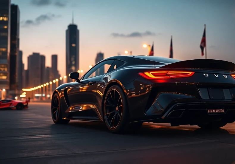 Experience the SV 88's dynamic design and elegance in an urban setting.