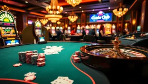 11win casino scene showcasing vibrant gameplay with poker chips and roulette wheel excitement.