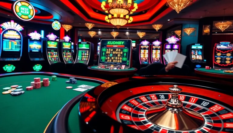 Online gambling excitement at https://kuwinzhz.com/ with poker, slots, and roulette.