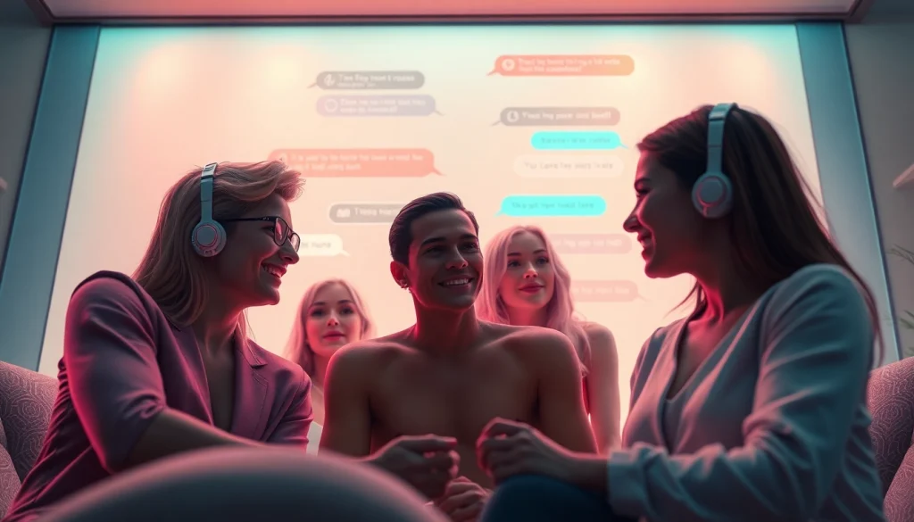 Engaging scene of AI porn chat characters in intimate conversation, showcasing unrestricted interactions.