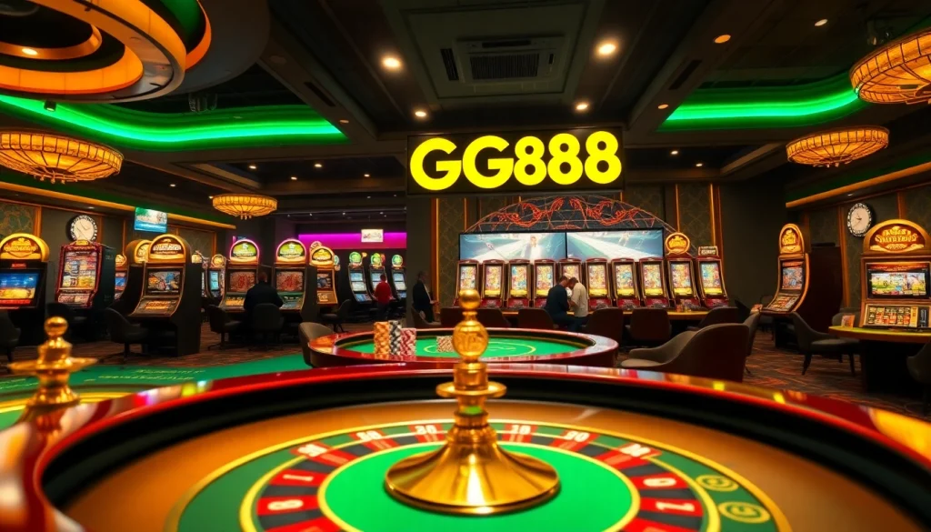 Experience the thrill of online gaming with link GG88 at a luxurious casino.