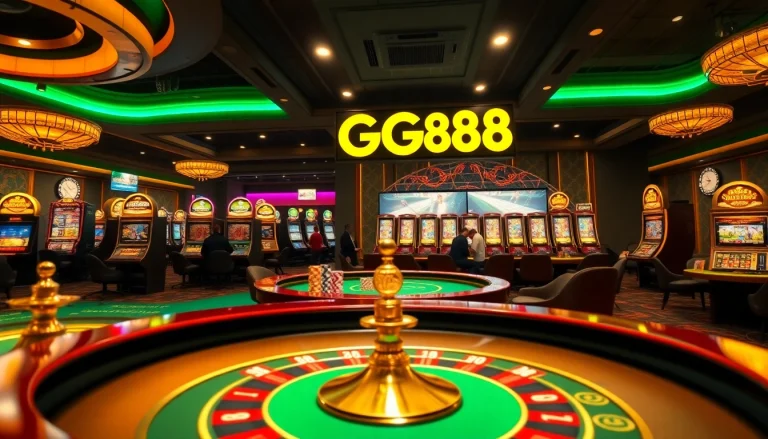 Experience the thrill of online gaming with link GG88 at a luxurious casino.