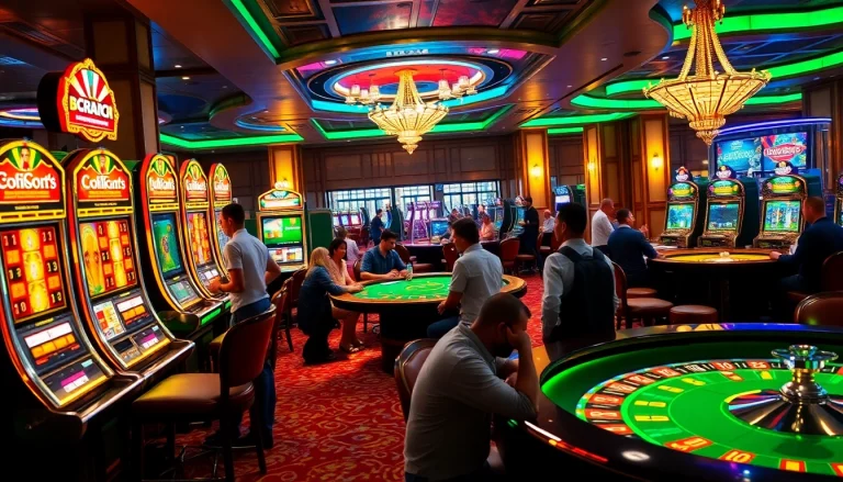 Enjoying the excitement of Slot Gacor with vibrant machines and thrilling gameplay.