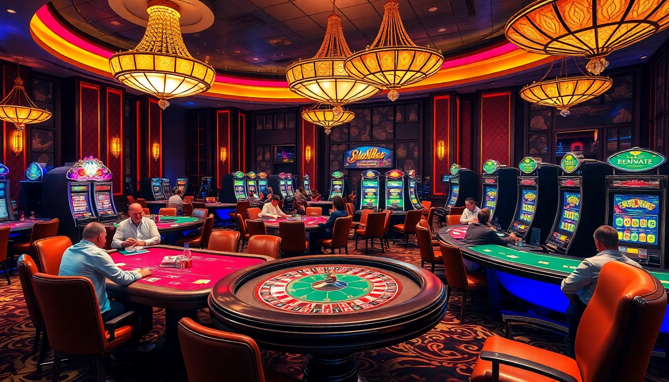 Engaging players at luxurious tables exemplifying ingatbola's thrilling online gambling experience.