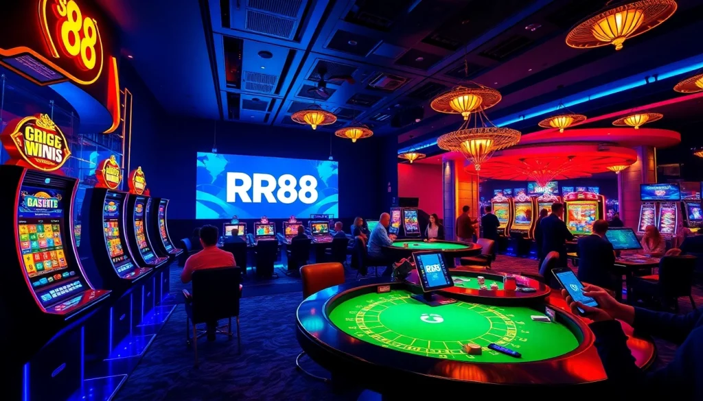 Experience the thrill of online gaming with RR88's modern virtual casino.