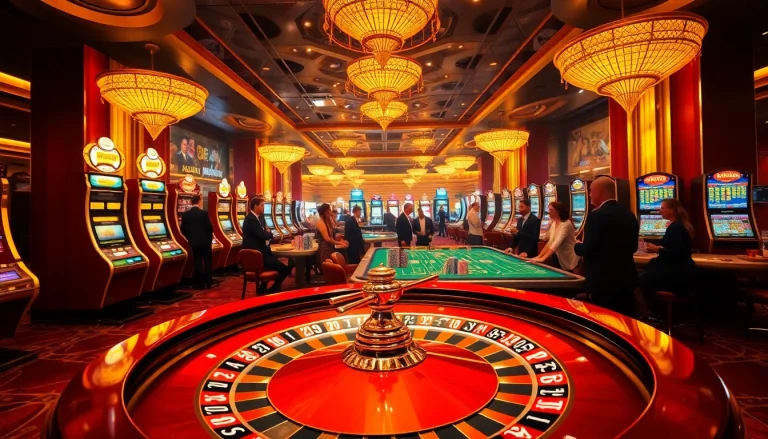Experience the thrill of f168 with luxurious casino gaming, vibrant poker tables, and spinning roulette wheels.