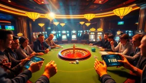 Experience thrilling gameplay at F168 casino with vibrant poker tables and exciting games.