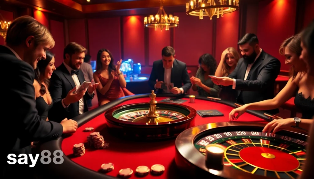 Experience the thrill of say88 with a luxurious casino gaming scene.