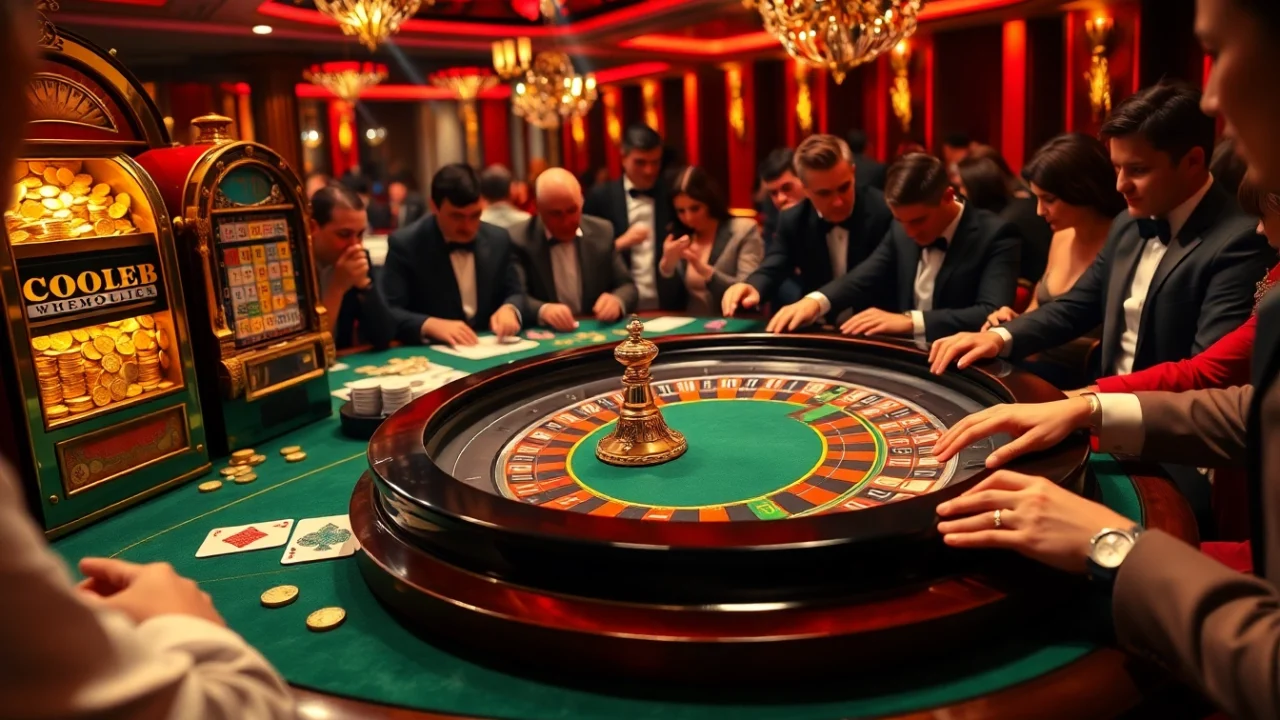 Experience high-stakes gambling action at https://go88vn.digital/ with roulette, chips, and vibrant casino atmosphere.