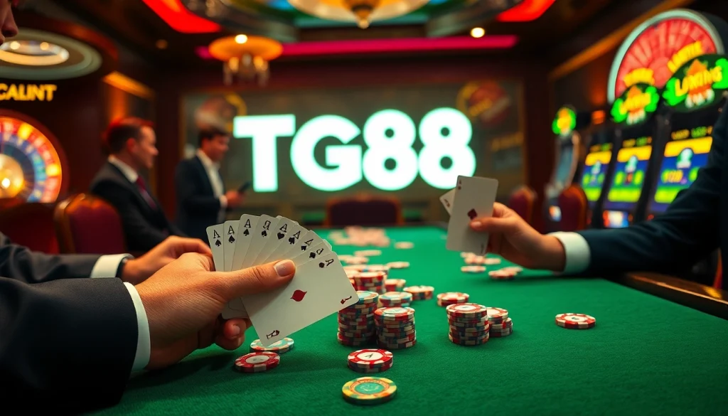 Experience the excitement of gambling at Tg88 Link with professional poker and casino games.