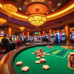 Exciting casino experience at https://u888hv.com/ with vibrant slot machines and engaged players.