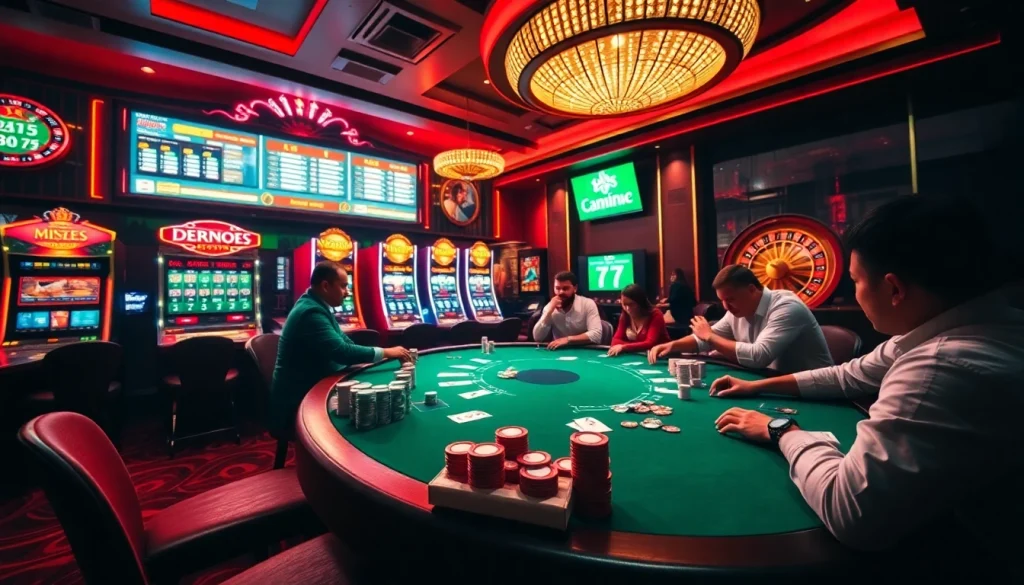 Experience high-stakes poker action at Bet88vn with vibrant casino visuals.