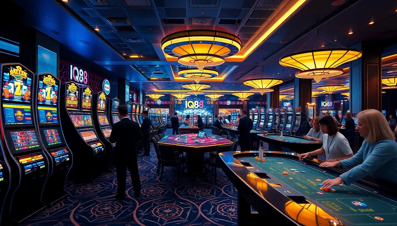 Experience the excitement of IQ88 help in a modern online casino with live dealers and vibrant games.
