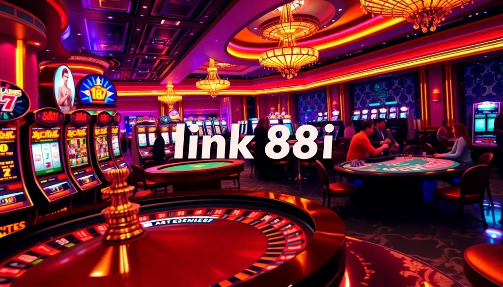 Experience thrilling gambling excitement with link 88i at luxurious casino tables and games.