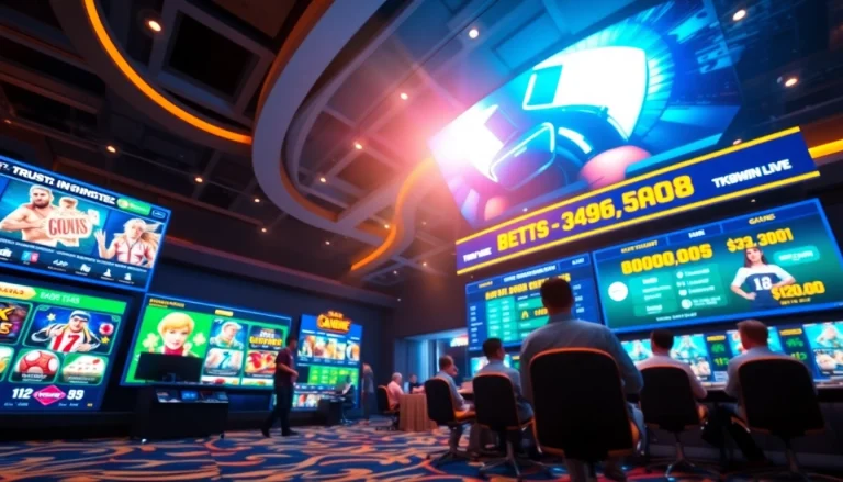 Explore the exciting interface of tk88win.live, showcasing vibrant casino games and sports betting options.