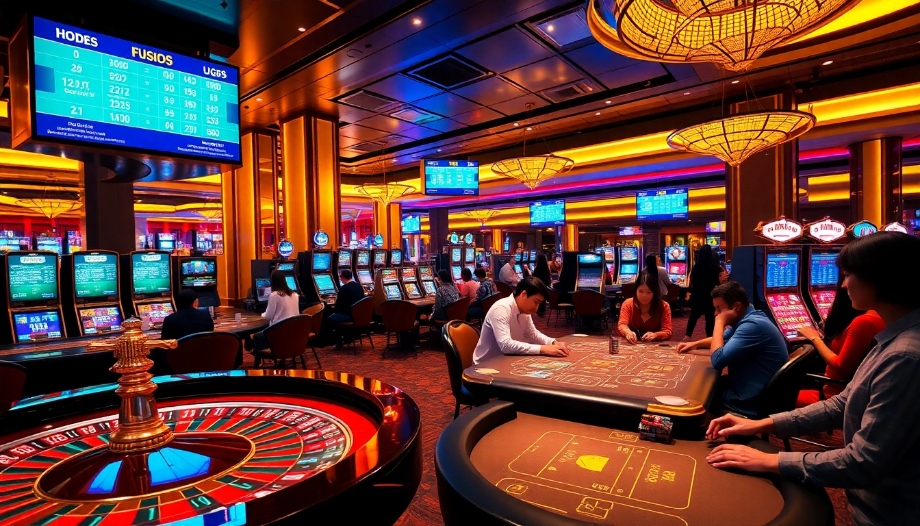 Experience dynamic gameplay and thrilling bets with Luckywin vn at the casino.
