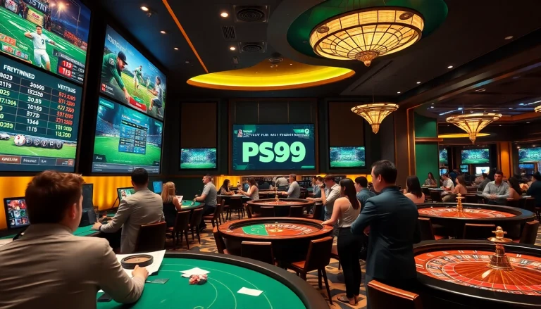 Placing bets at PS99 thể thao sportsbook with excitement and gaming elements.
