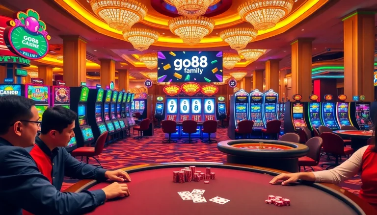 Engage in thrilling gameplay at go88.family with vibrant casino games and an inviting atmosphere.