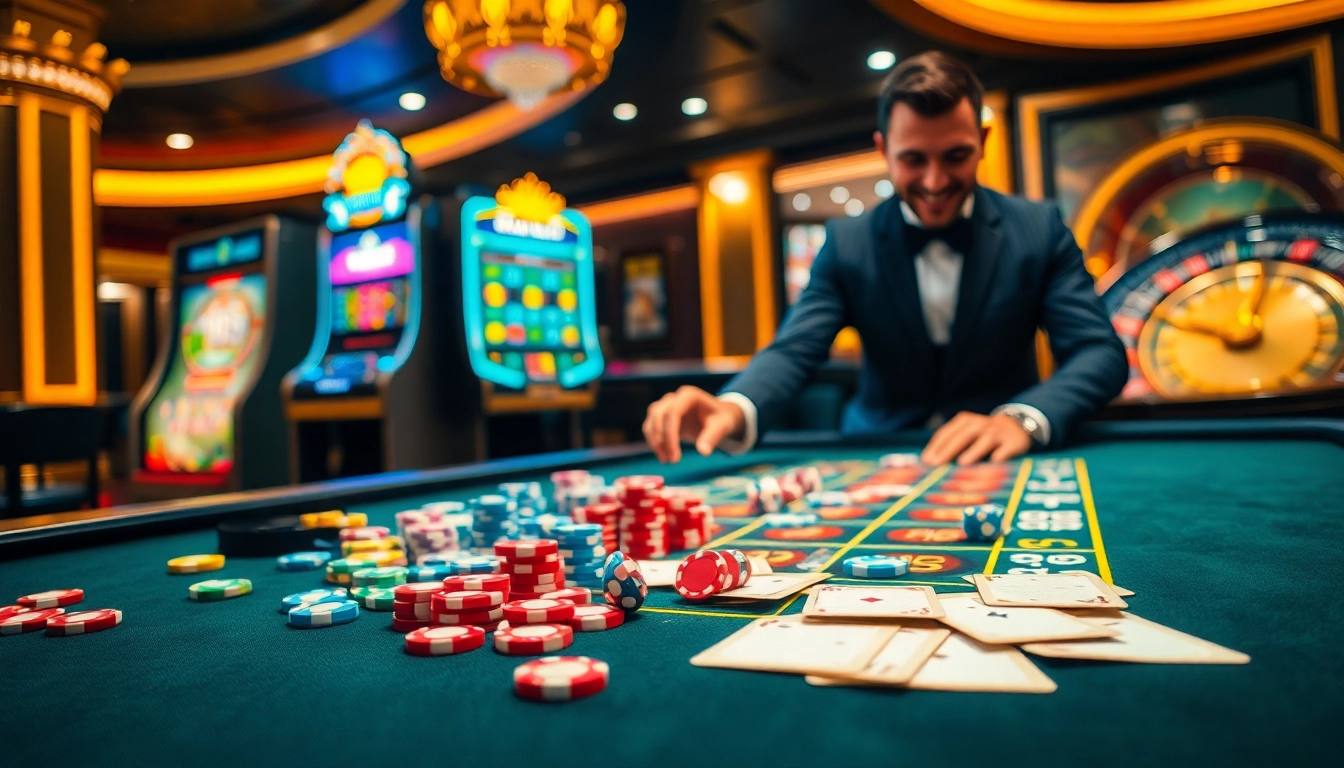 Experience the excitement of 789f with vibrant poker chips and glowing casino games.