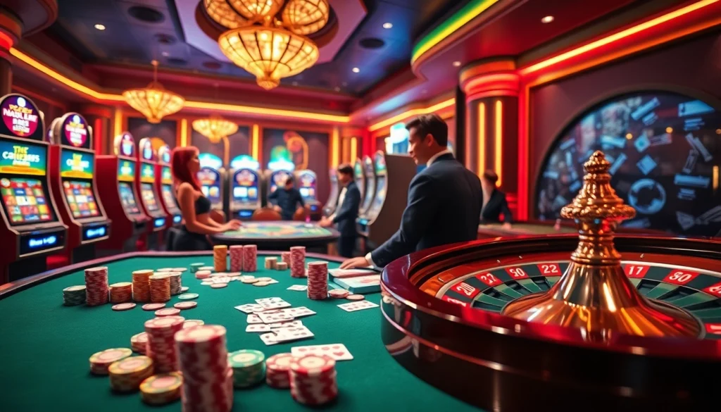Experience luxury at the casino with luckywin 881's vibrant gaming atmosphere and strategic plays.