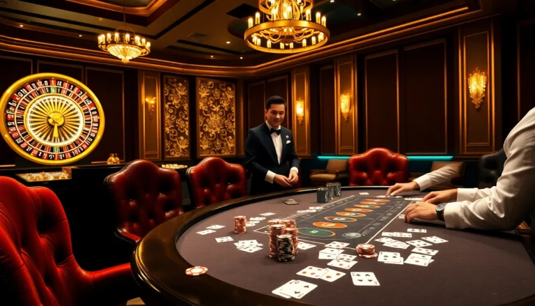 Engaging poker scene at https://gg88.tech/ with vibrant chips and intense players.