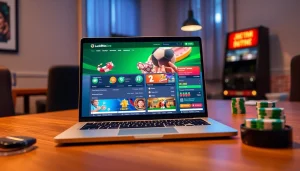 Online betting experience at luck8win.live showcasing vibrant interface and engaging graphics.
