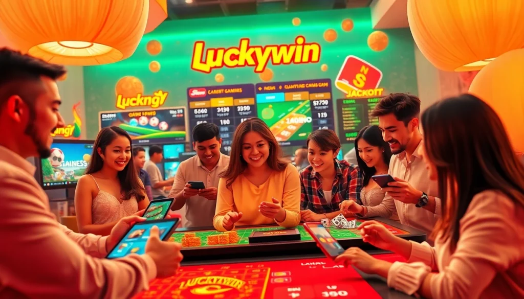 Experience the thrill of online gaming at https://luckywin.name with vibrant visuals showcasing diverse betting options and a modern interface.