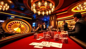 Experience the vibrant world of i9bet2h.club with players engaging at a stunning roulette table.