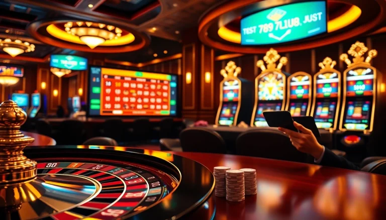 Experience thrilling online gambling at https://789club.quest/ with a vibrant casino atmosphere featuring roulette and poker.