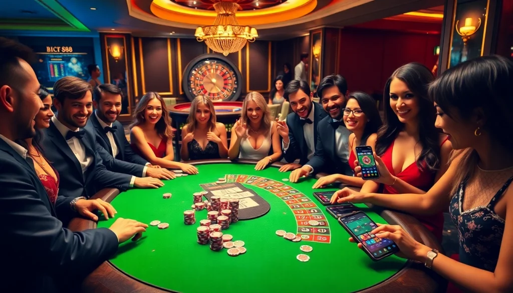 Experience the thrill of high-stakes gaming at https://big88.sa.com with vibrant poker and roulette setups.