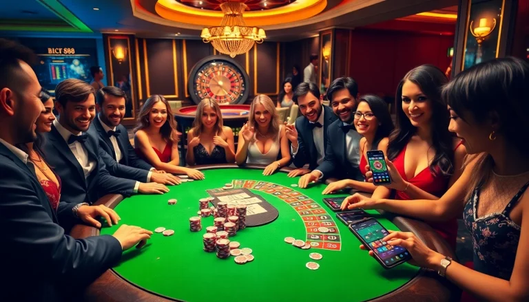 Experience the thrill of high-stakes gaming at https://big88.sa.com with vibrant poker and roulette setups.