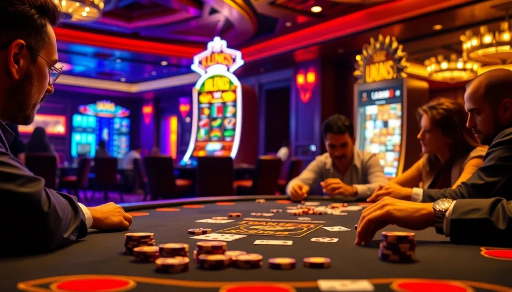 Engage with the thrilling U888 casino atmosphere featuring dynamic games, poker chips, and vibrant slot machines.