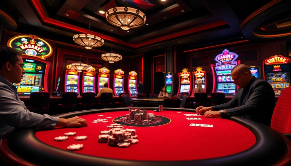 Experience thrilling moments at the casino with modern gameplay from https://gamemanclub.wiki featuring poker tables and vibrant slots.