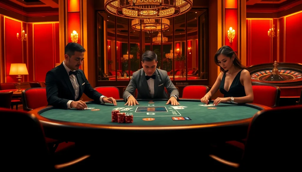 Experience thrilling poker action at https://tr88.baby/ with elegant players and luxurious casino elements.