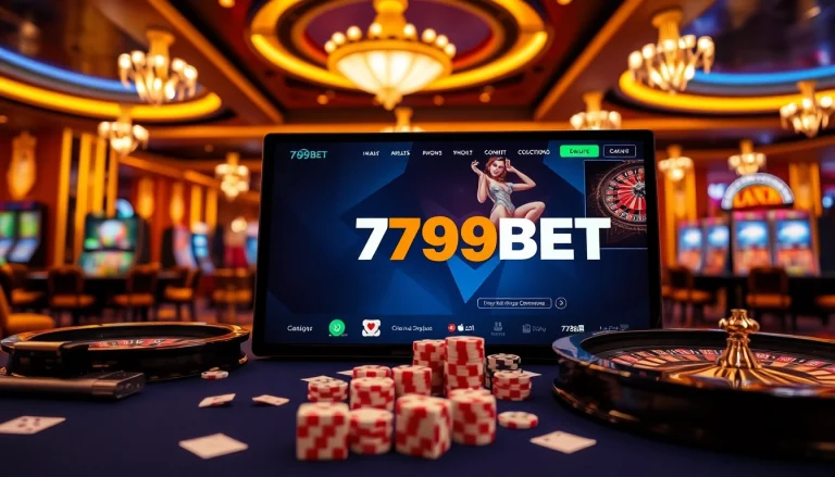 Experience high-stakes gaming at https://789bet.ac/ with luxury casino visuals featuring cards and chips.