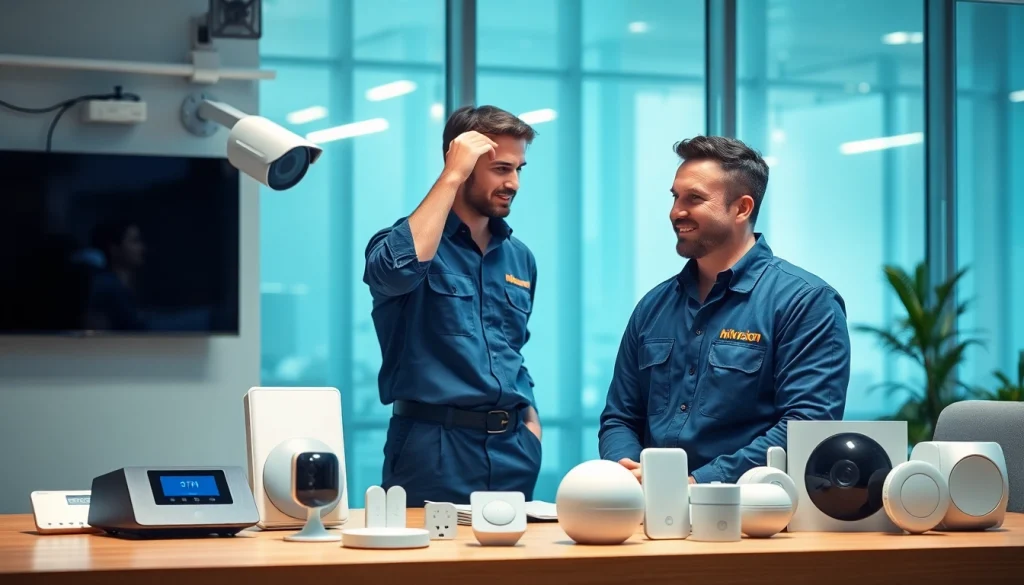 Soporte técnico en cámaras de seguridad, demostrado por un técnico en un entorno de oficina, que refleja innovación y profesionalismo.