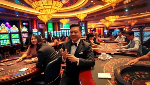 Experience the thrill of gaming at xin88's luxurious casino tables filled with excitement.