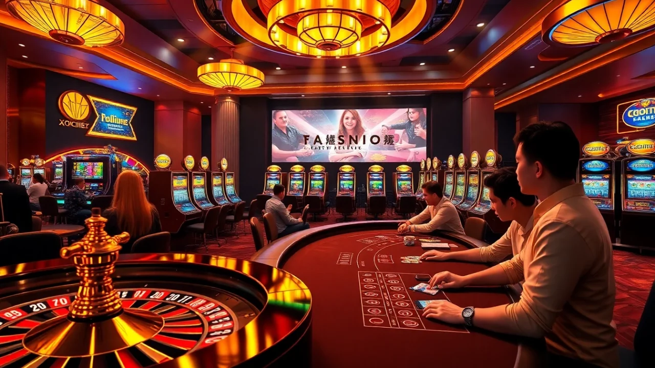 Experience the thrill of gambling at xocdia88 with vibrant casino visuals and modern gameplay elements.