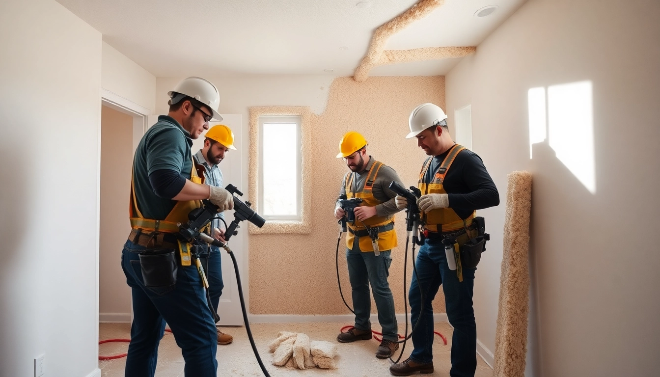 Efficient spray foam removal near Brighton showcased in a residential environment.