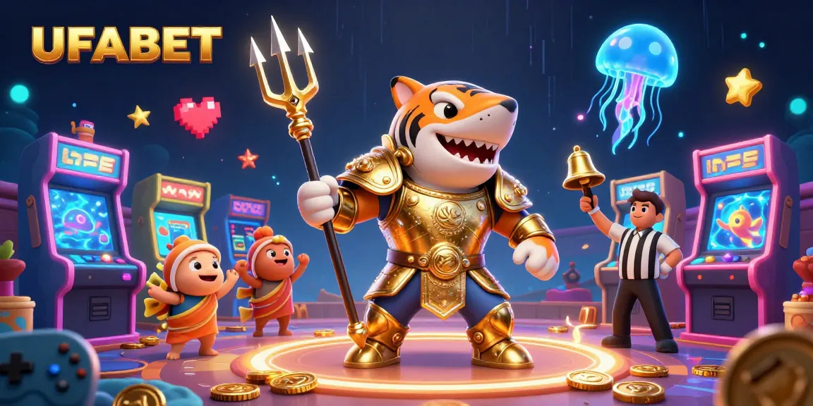 Engage in thrilling gaming at UFABET with an underwater scene showcasing action and excitement.