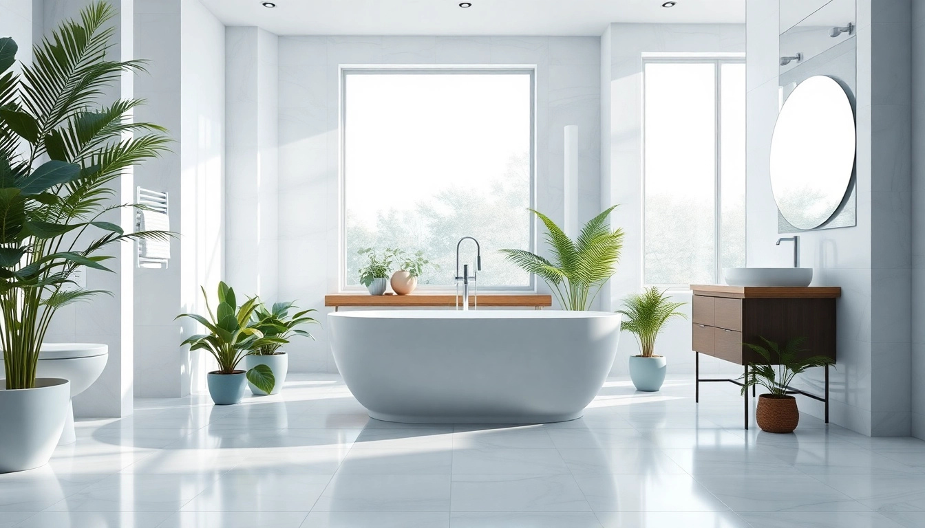 Transform your space with elegant bathroom remodeling near me, featuring modern designs and natural lighting.
