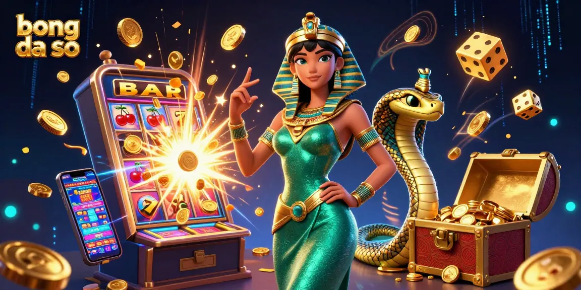 Bettors explore real-time updates on bong da so with a vibrant casino-themed illustration.