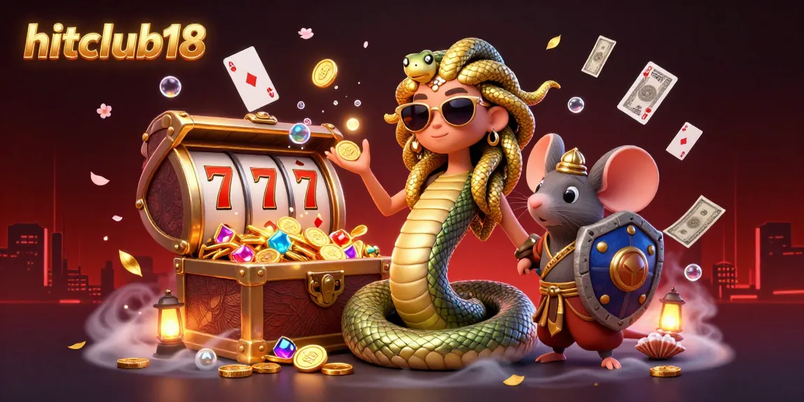 Engage in exciting casino games with hitclub18 featuring lively Medusa and treasures.