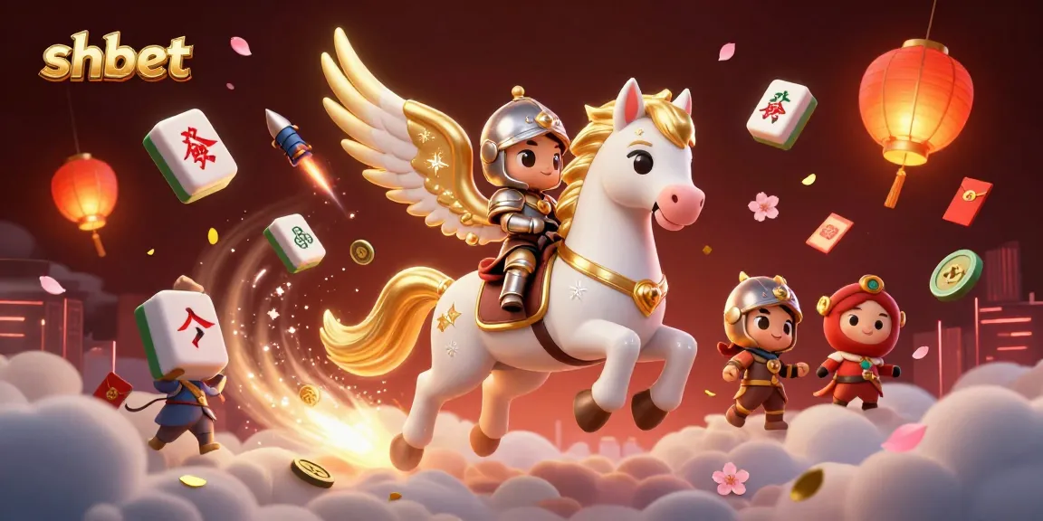 Experience thrilling gaming at shbet with a dynamic casino-themed 3D illustration.